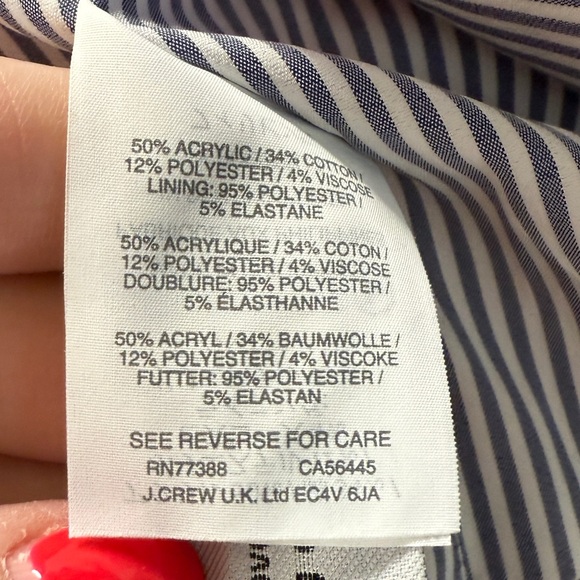 J. Crew Peplum Lady Jacket in‎ Neon Fuchsia Tweed NWT SZ 14 - Picture 11 of 12